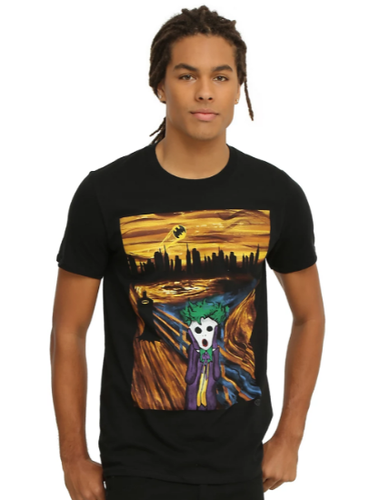 the scream t shirt munch